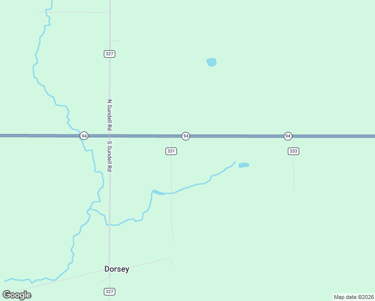 map of restaurants, bars, coffee shops, grocery stores, and more near Highway 94 in Skandia