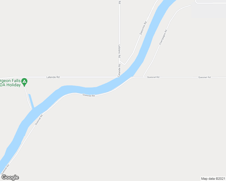 map of restaurants, bars, coffee shops, grocery stores, and more near Quesnel Road in West Nipissing
