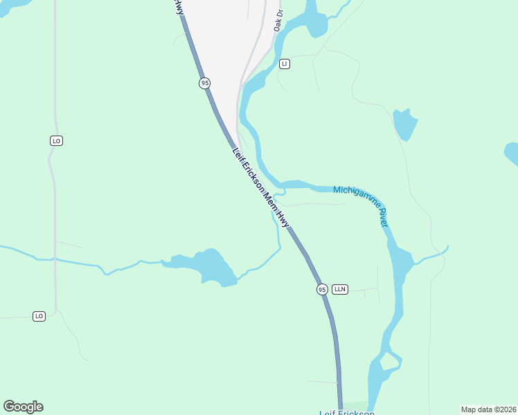 map of restaurants, bars, coffee shops, grocery stores, and more near 7112 Mahogany Lane in Marquette County