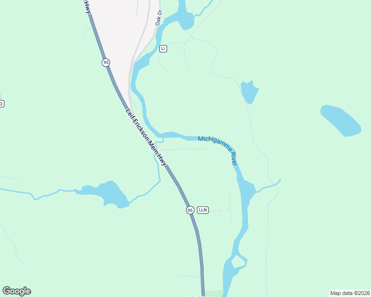 map of restaurants, bars, coffee shops, grocery stores, and more near 7701-7999 Kingfisher Road in Marquette County