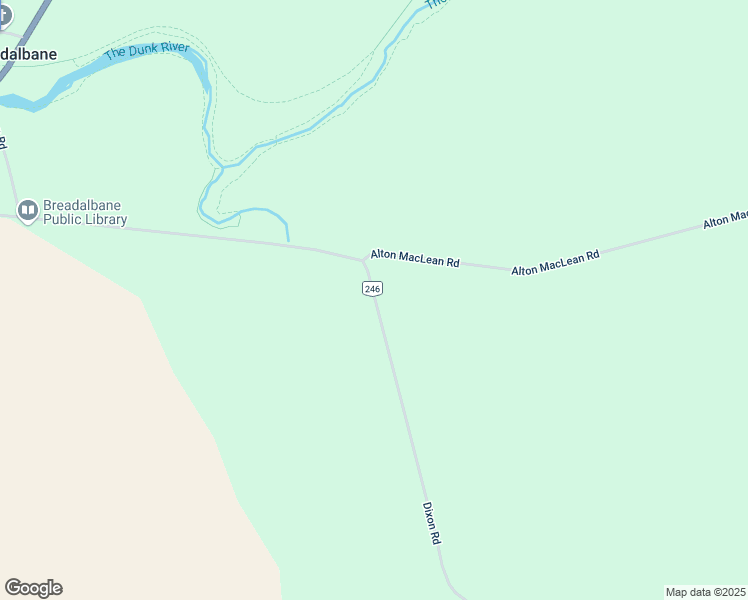 map of restaurants, bars, coffee shops, grocery stores, and more near 3785 Dixon Road in Breadalbane