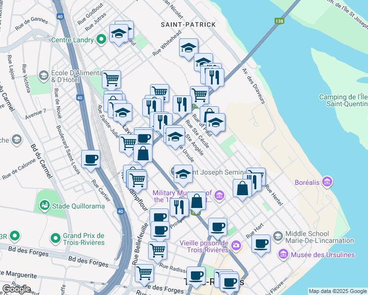 1034 Rue Sainte Ursule, TroisRivières QC Walk Score