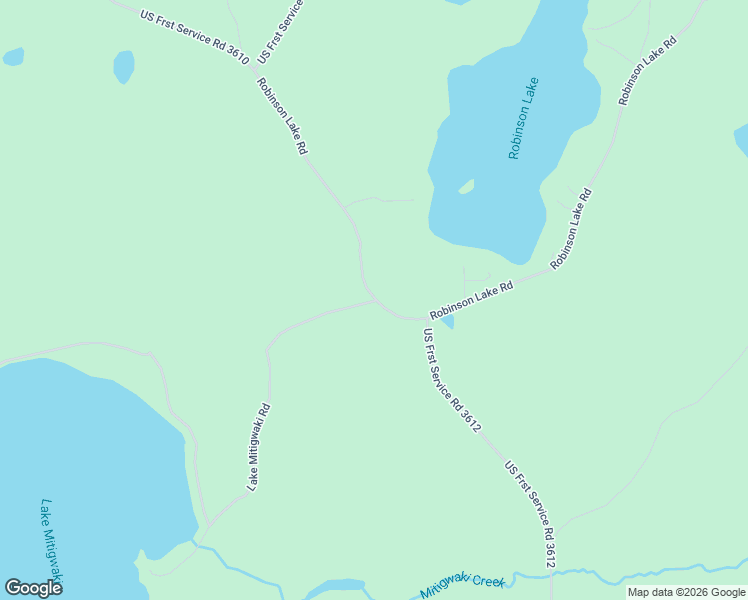 map of restaurants, bars, coffee shops, grocery stores, and more near 479 Robinson Lake Road in Trout Creek