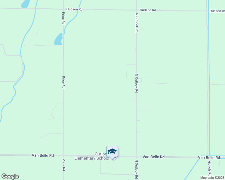 map of restaurants, bars, coffee shops, grocery stores, and more near in Outlook
