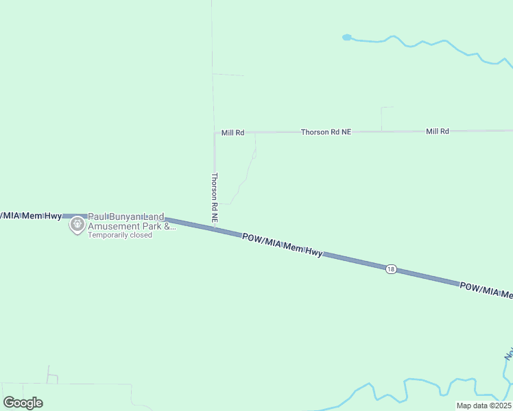 map of restaurants, bars, coffee shops, grocery stores, and more near 13536 Thorson Road in Brainerd