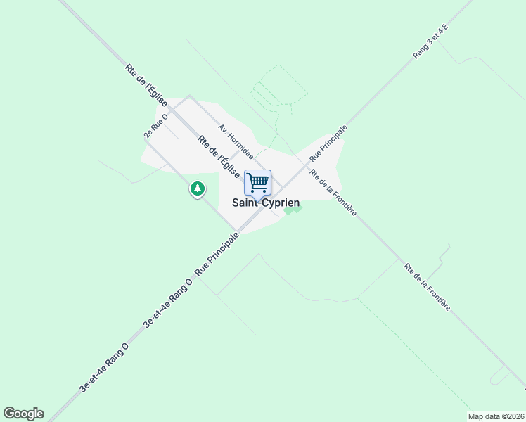 map of restaurants, bars, coffee shops, grocery stores, and more near 413 Rue Principale in Saint-Cyprien