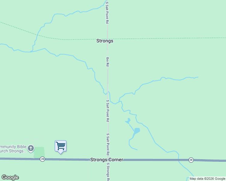 map of restaurants, bars, coffee shops, grocery stores, and more near 10805 South Salt Point Road in Eckerman