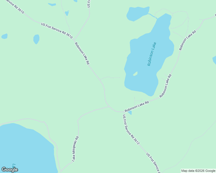 map of restaurants, bars, coffee shops, grocery stores, and more near 479 Robinson Lake Road in Trout Creek