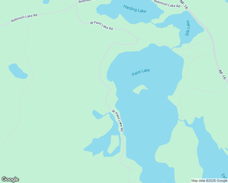 map of restaurants, bars, coffee shops, grocery stores, and more near 281 West Paint Lake Road in Trout Creek