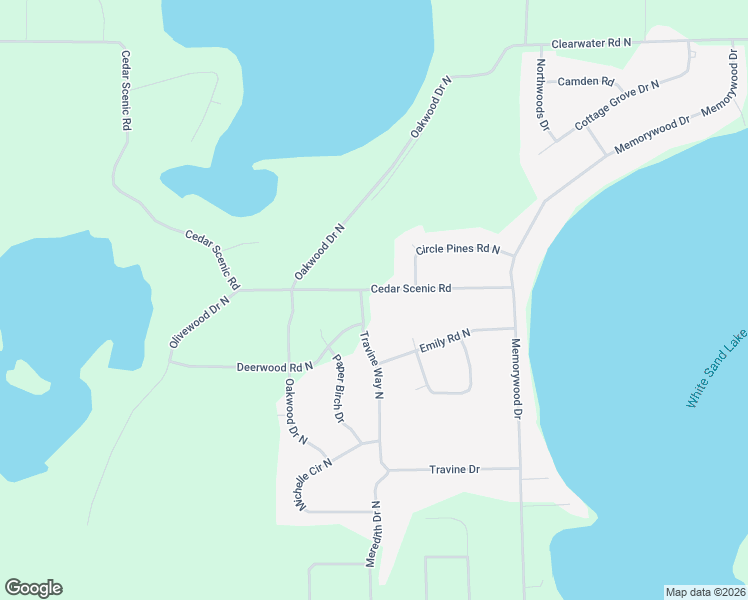 map of restaurants, bars, coffee shops, grocery stores, and more near 4705 Cedar Scenic Road in Baxter