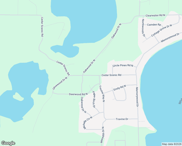 map of restaurants, bars, coffee shops, grocery stores, and more near 4629 Cedar Scenic Road in Baxter