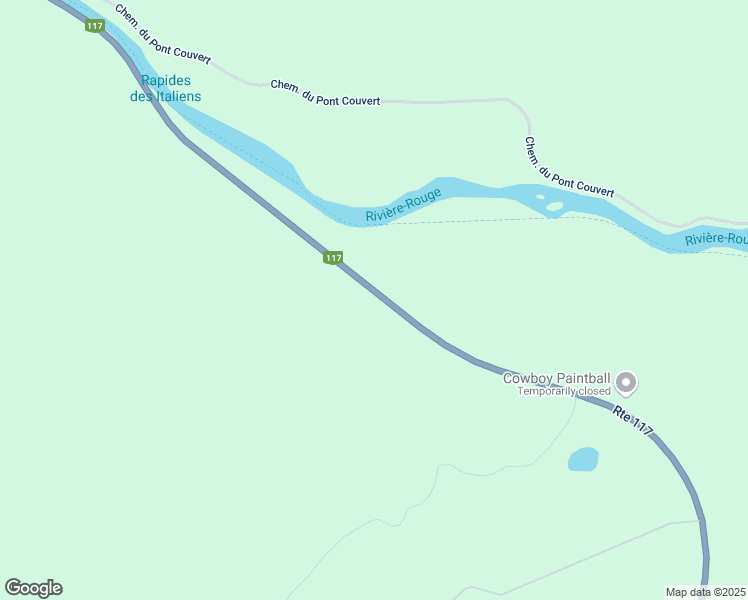 map of restaurants, bars, coffee shops, grocery stores, and more near 8829 Québec 117 in Rivière-Rouge