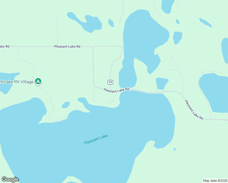 map of restaurants, bars, coffee shops, grocery stores, and more near Pleasant Lake Road in Underwood