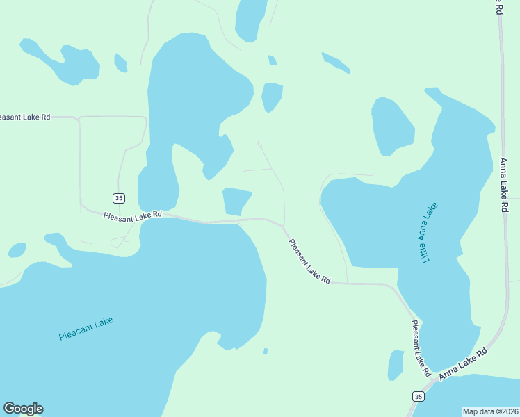 map of restaurants, bars, coffee shops, grocery stores, and more near Pleasant Lake Road in Underwood