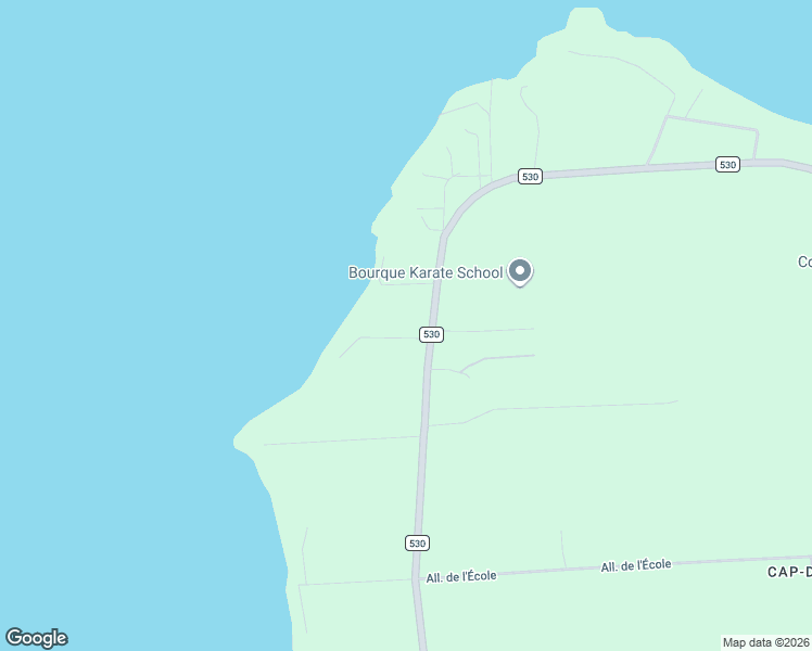 map of restaurants, bars, coffee shops, grocery stores, and more near in Grande-Digue