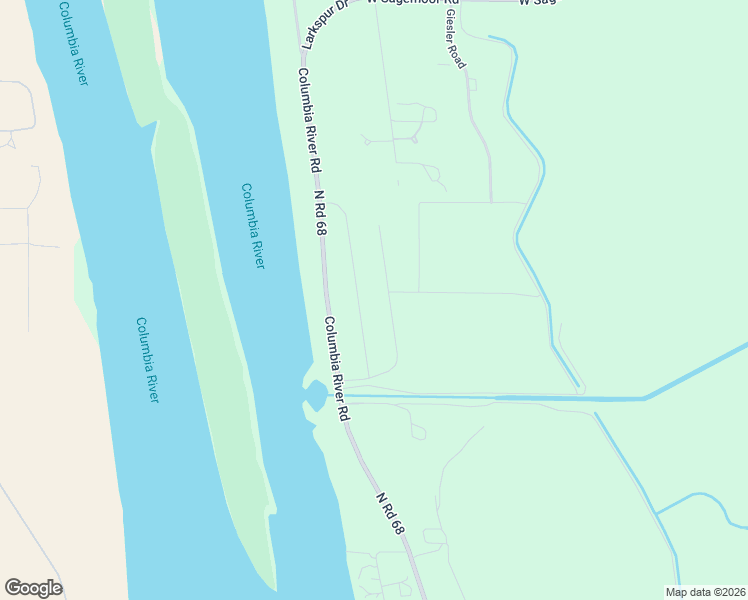 map of restaurants, bars, coffee shops, grocery stores, and more near 7560 Columbia River Road in Pasco