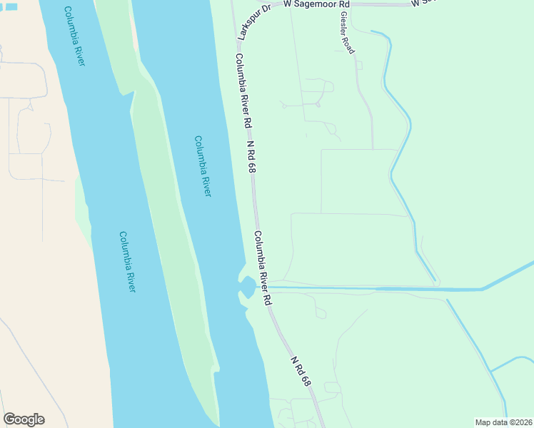 map of restaurants, bars, coffee shops, grocery stores, and more near 7566 Columbia River Road in Pasco
