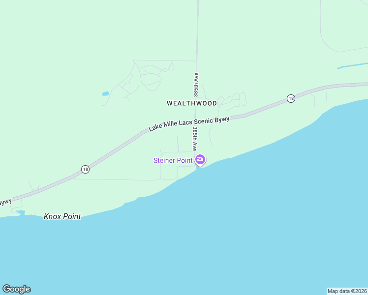 map of restaurants, bars, coffee shops, grocery stores, and more near 38602 241st Street in Aitkin