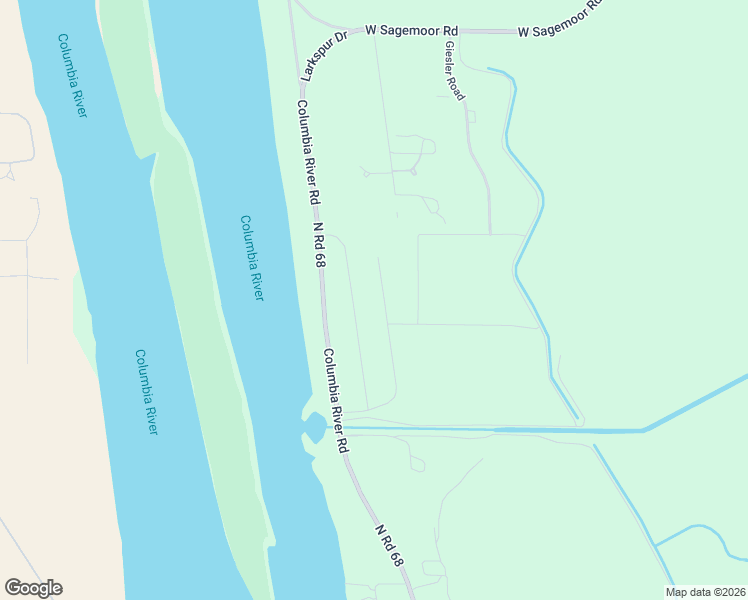 map of restaurants, bars, coffee shops, grocery stores, and more near 7560 Columbia River Road in Pasco