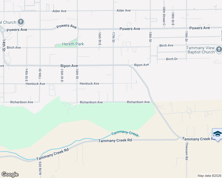 map of restaurants, bars, coffee shops, grocery stores, and more near 3828 17th Street in Lewiston