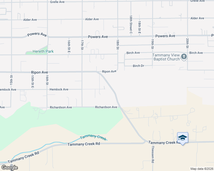 map of restaurants, bars, coffee shops, grocery stores, and more near 1734 Ripon Avenue in Lewiston