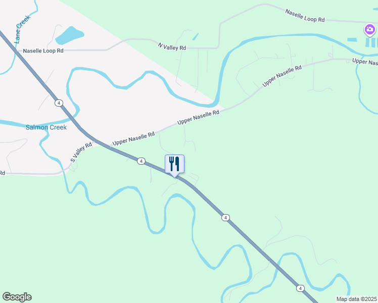 map of restaurants, bars, coffee shops, grocery stores, and more near 50 Upper Naselle Road in Naselle