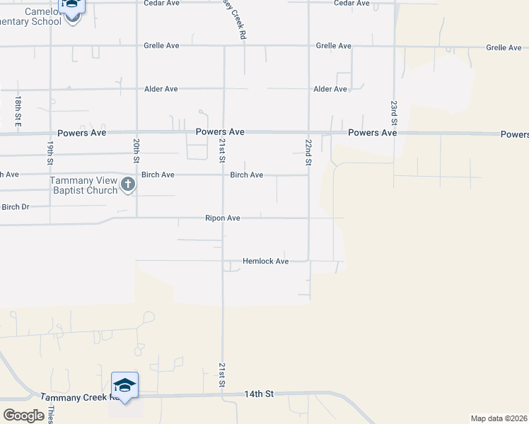 map of restaurants, bars, coffee shops, grocery stores, and more near 2119 Ripon Avenue in Lewiston
