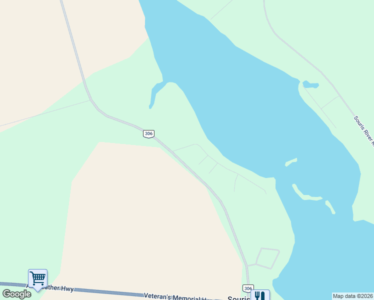 map of restaurants, bars, coffee shops, grocery stores, and more near 11 Kenneths Road in Souris