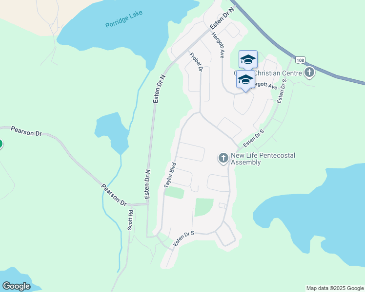 map of restaurants, bars, coffee shops, grocery stores, and more near 4 Farquhar Place in Elliot Lake