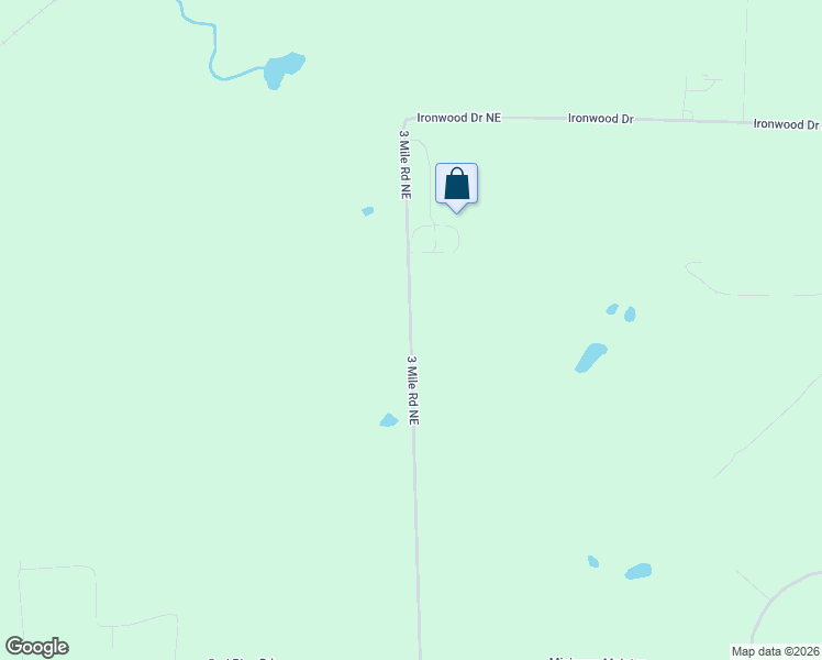 map of restaurants, bars, coffee shops, grocery stores, and more near 12422 3 Mile Road Northeast in Brainerd