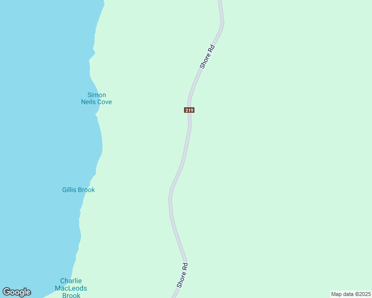 map of restaurants, bars, coffee shops, grocery stores, and more near Shore Road in Inverness County