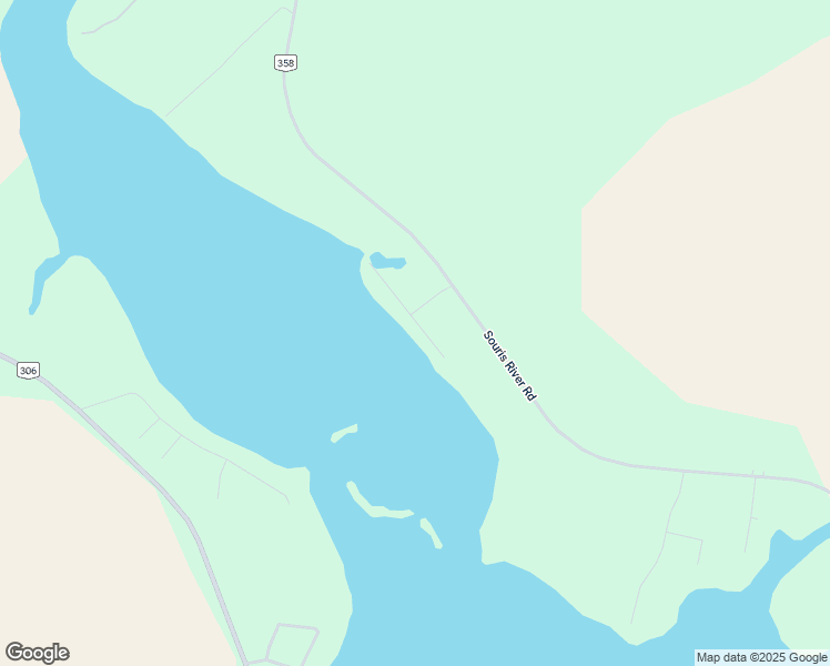 map of restaurants, bars, coffee shops, grocery stores, and more near 40 Sunset Drive in Souris