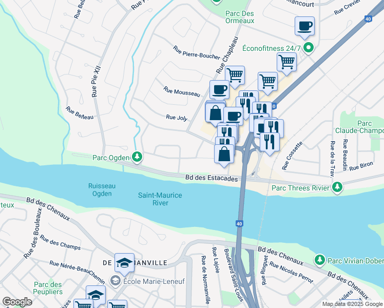 50 Rue de Boucherville, TroisRivières QC Walk Score