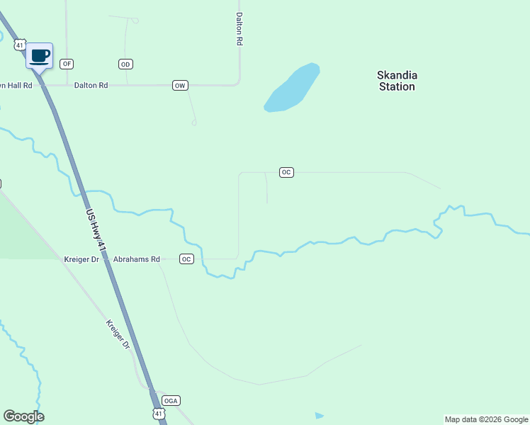 map of restaurants, bars, coffee shops, grocery stores, and more near 156-298 Abrahams Road in Skandia