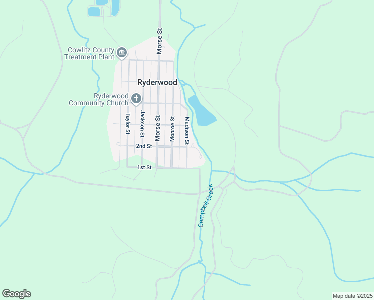 map of restaurants, bars, coffee shops, grocery stores, and more near 200 Madison Street in Ryderwood