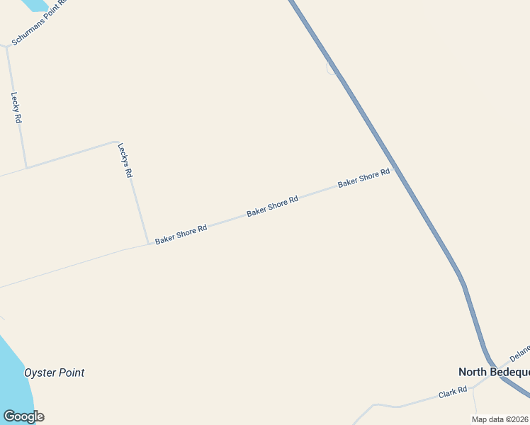 map of restaurants, bars, coffee shops, grocery stores, and more near 131 Baker Shore Road in Summerside