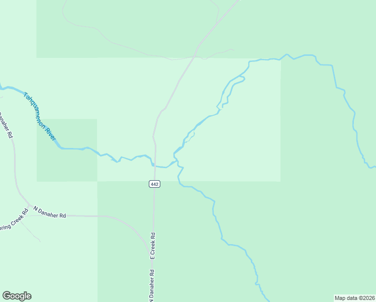 map of restaurants, bars, coffee shops, grocery stores, and more near 27482 County Road 442 in McMillan