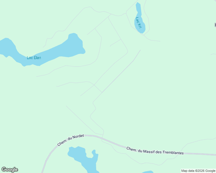map of restaurants, bars, coffee shops, grocery stores, and more near Chemin du Belvédère in Lanaudière