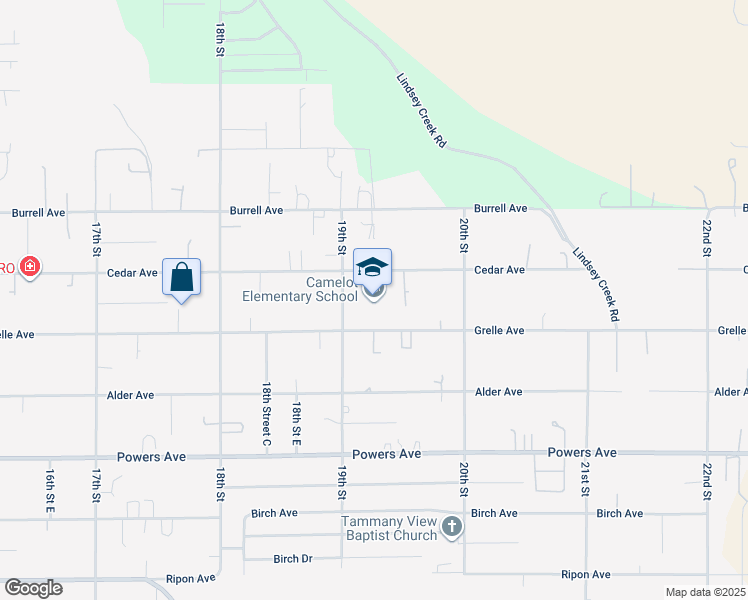 map of restaurants, bars, coffee shops, grocery stores, and more near 1903 Grelle Avenue in Lewiston