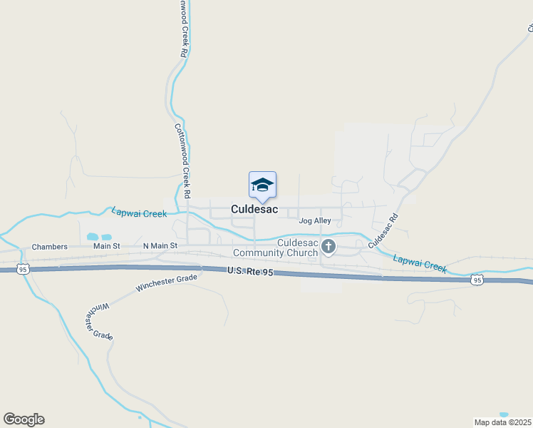 map of restaurants, bars, coffee shops, grocery stores, and more near 600 Culdesac Avenue in Culdesac