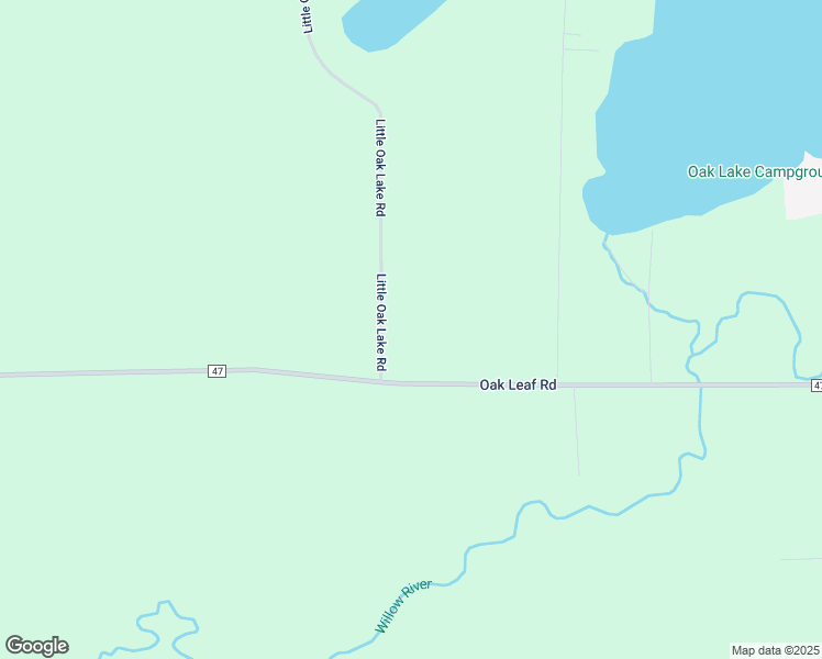 map of restaurants, bars, coffee shops, grocery stores, and more near 89000-89284 Little Oak Lake Road in Kerrick