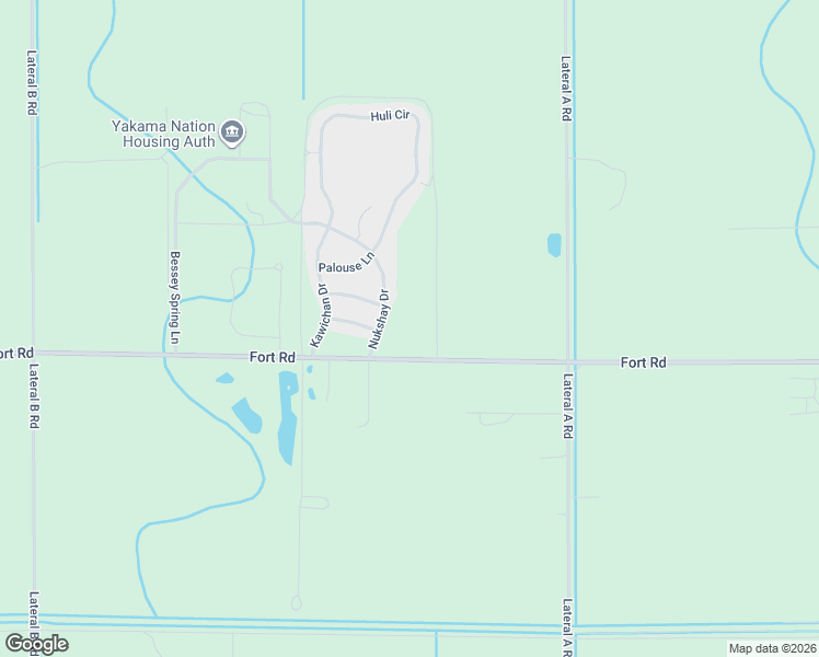 map of restaurants, bars, coffee shops, grocery stores, and more near 7651 Fort Rd in Wapato