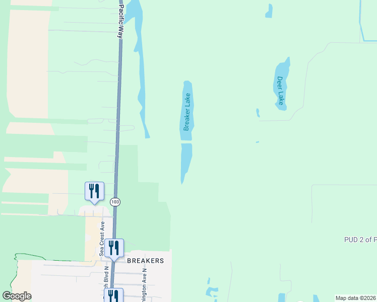 map of restaurants, bars, coffee shops, grocery stores, and more near in Long Beach