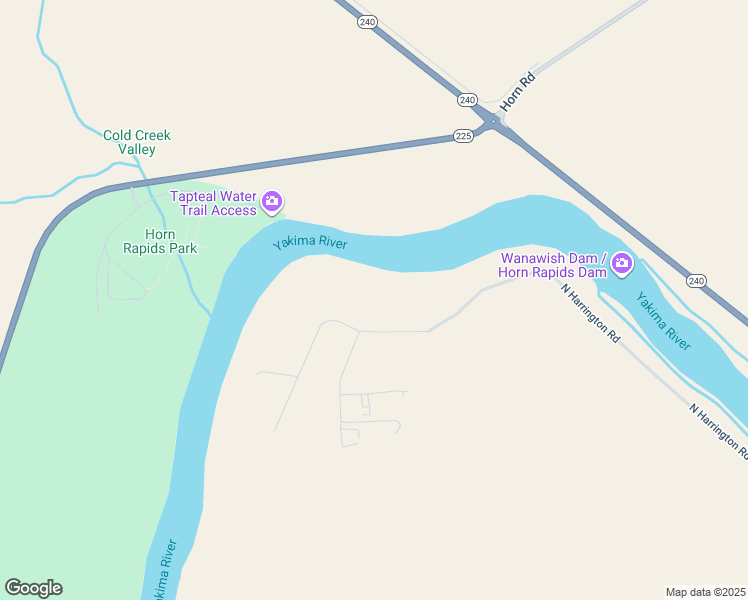 map of restaurants, bars, coffee shops, grocery stores, and more near 113618 North Harrington Road in Benton County