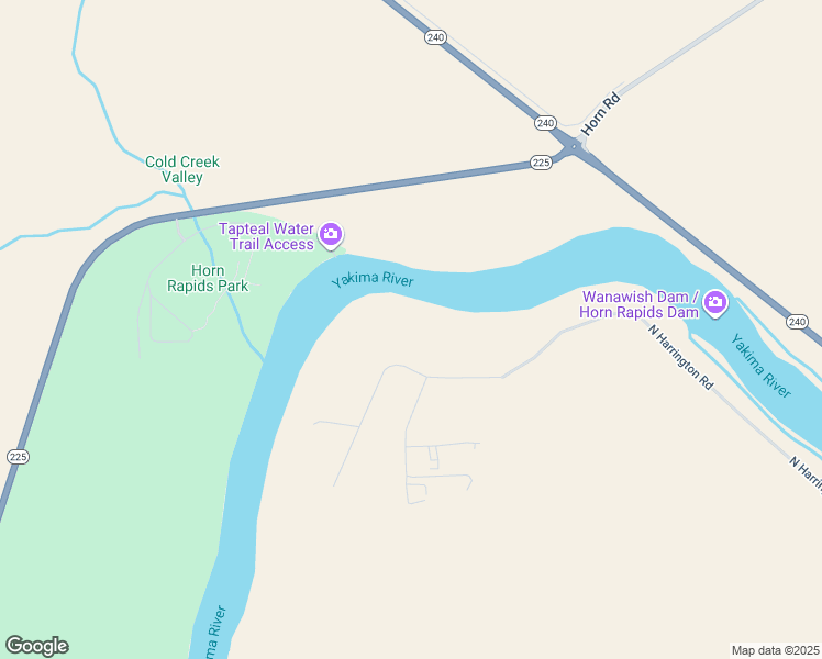 map of restaurants, bars, coffee shops, grocery stores, and more near 113618 North Harrington Road in Benton County