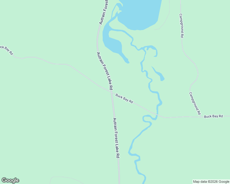 map of restaurants, bars, coffee shops, grocery stores, and more near 6560 Autrain Forest Lake Road in Au Train