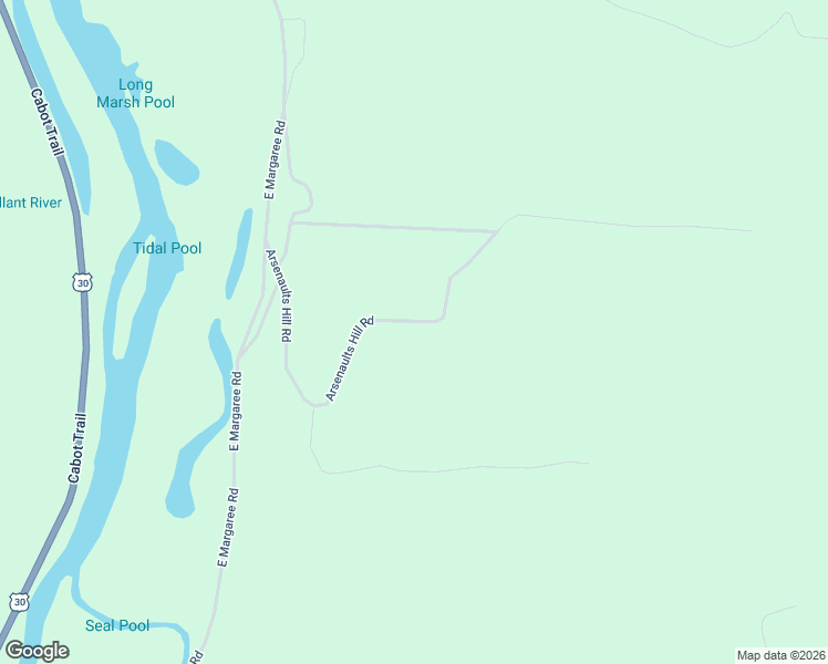 map of restaurants, bars, coffee shops, grocery stores, and more near 192 Arsenaults Hill Road in Margaree Harbour