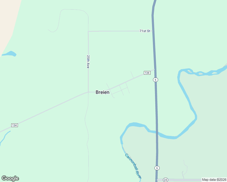 map of restaurants, bars, coffee shops, grocery stores, and more near 1-3233 Breien Drive in Solen