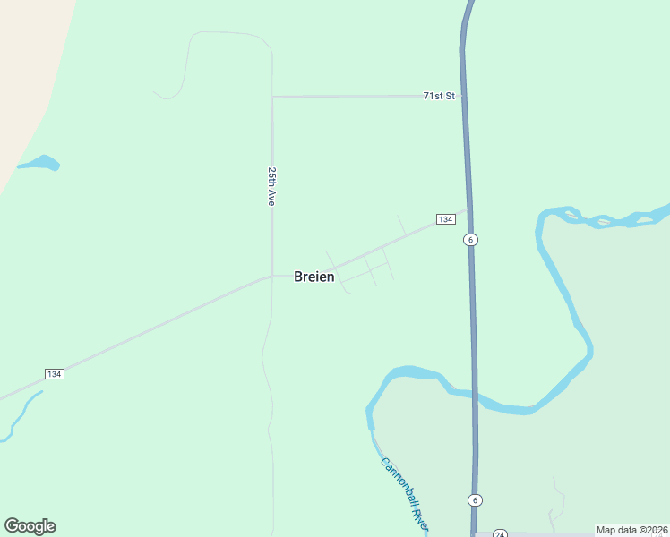 map of restaurants, bars, coffee shops, grocery stores, and more near 1 Breien Drive in Solen