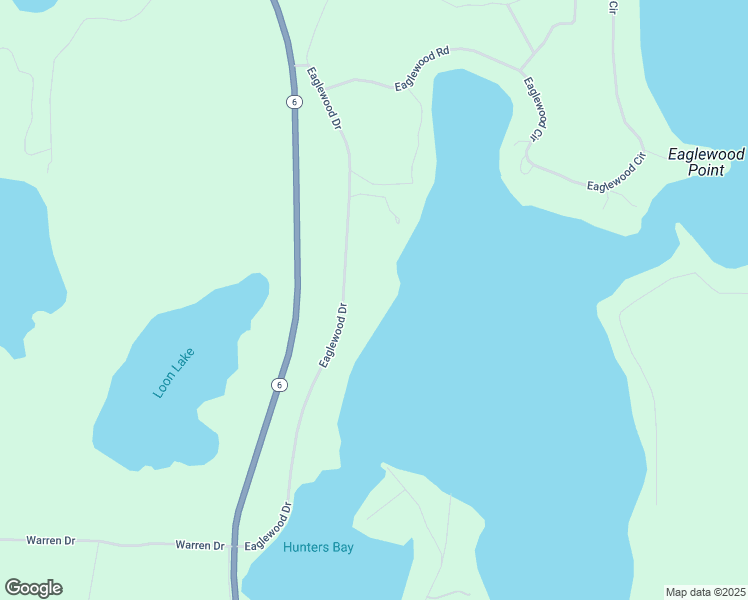 map of restaurants, bars, coffee shops, grocery stores, and more near 15516 Eaglewood Drive in Deerwood